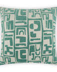 D.V. Kap Toro Malachite Teal Throw Pillow With Insert