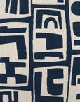 D.V. Kap Toro Navy Blue Throw Pillow With Insert