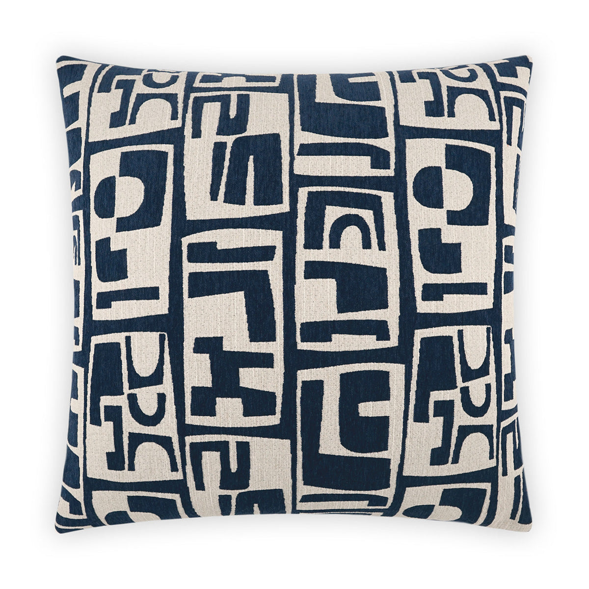 D.V. Kap Toro Navy Blue Throw Pillow With Insert