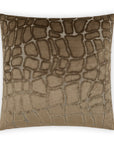 D.V. Kap Nubia Chocolate Brown Throw Pillow With Insert