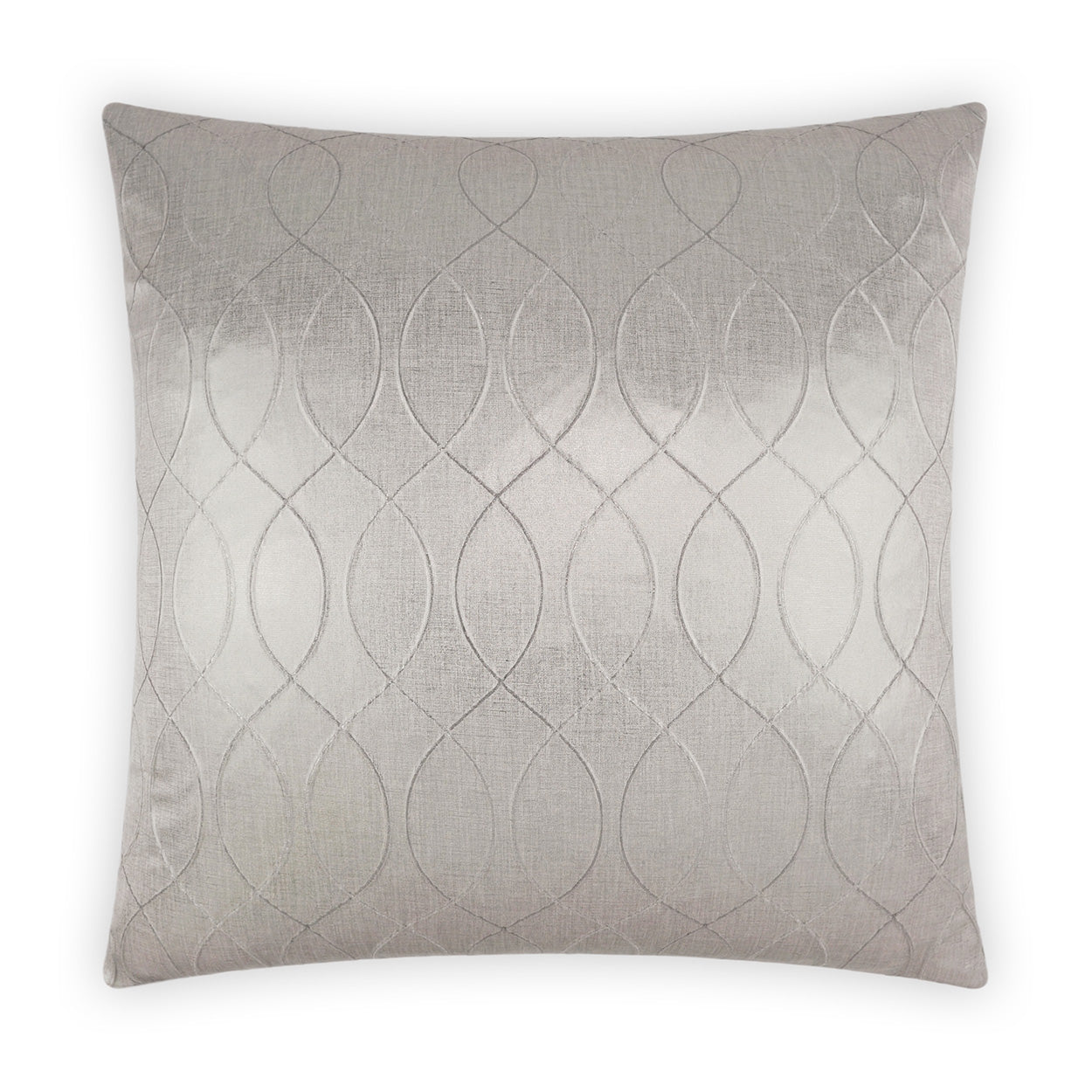 D.V. Kap Elation Sterling Grey Throw Pillow With Insert