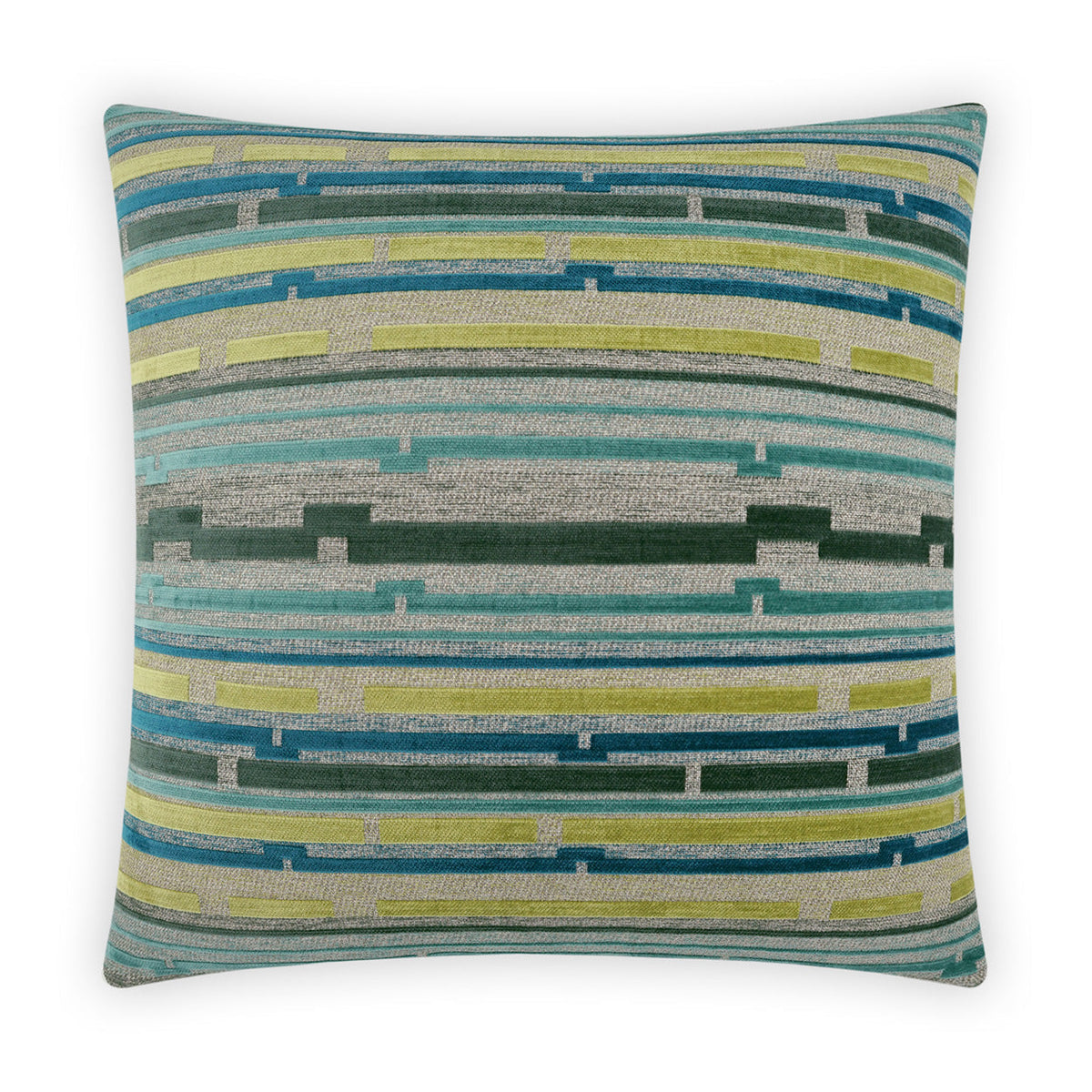 D.V. Kap Punctuate Ocean Green Throw Pillow With Insert