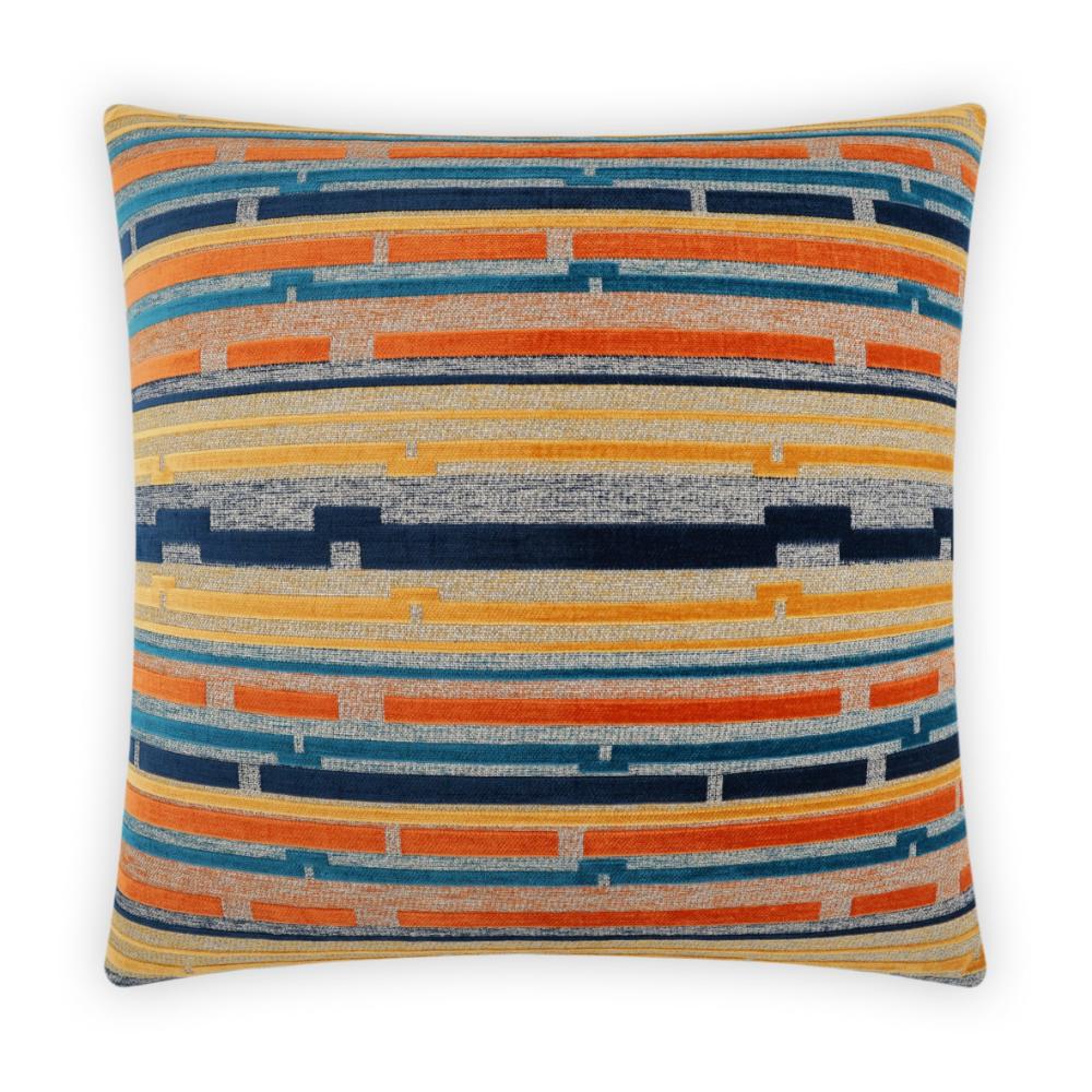 D.V. Kap Punctuate Sunset Orange Throw Pillow With Insert