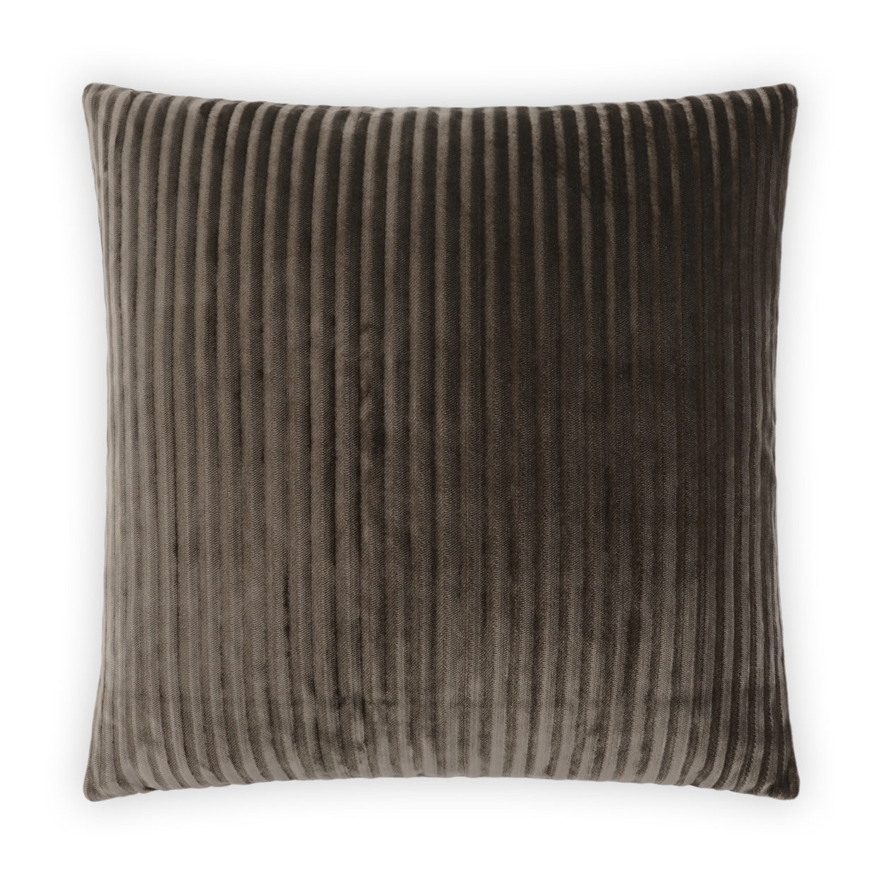D.V. Kap Hayworth Cedar Coffee Brown Throw Pillow With Insert
