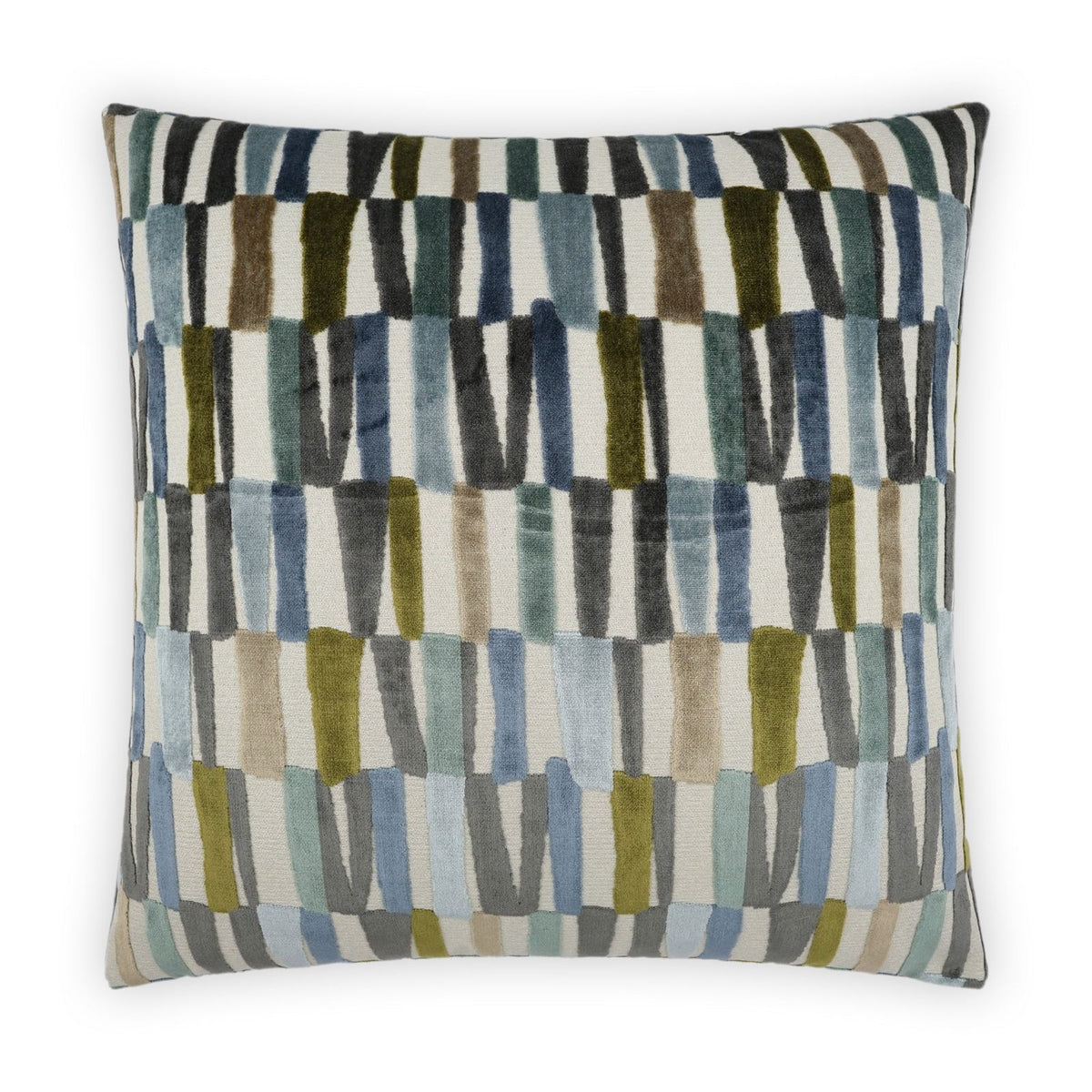 D.V. Kap Strata Indigo Blue Throw Pillow With Insert
