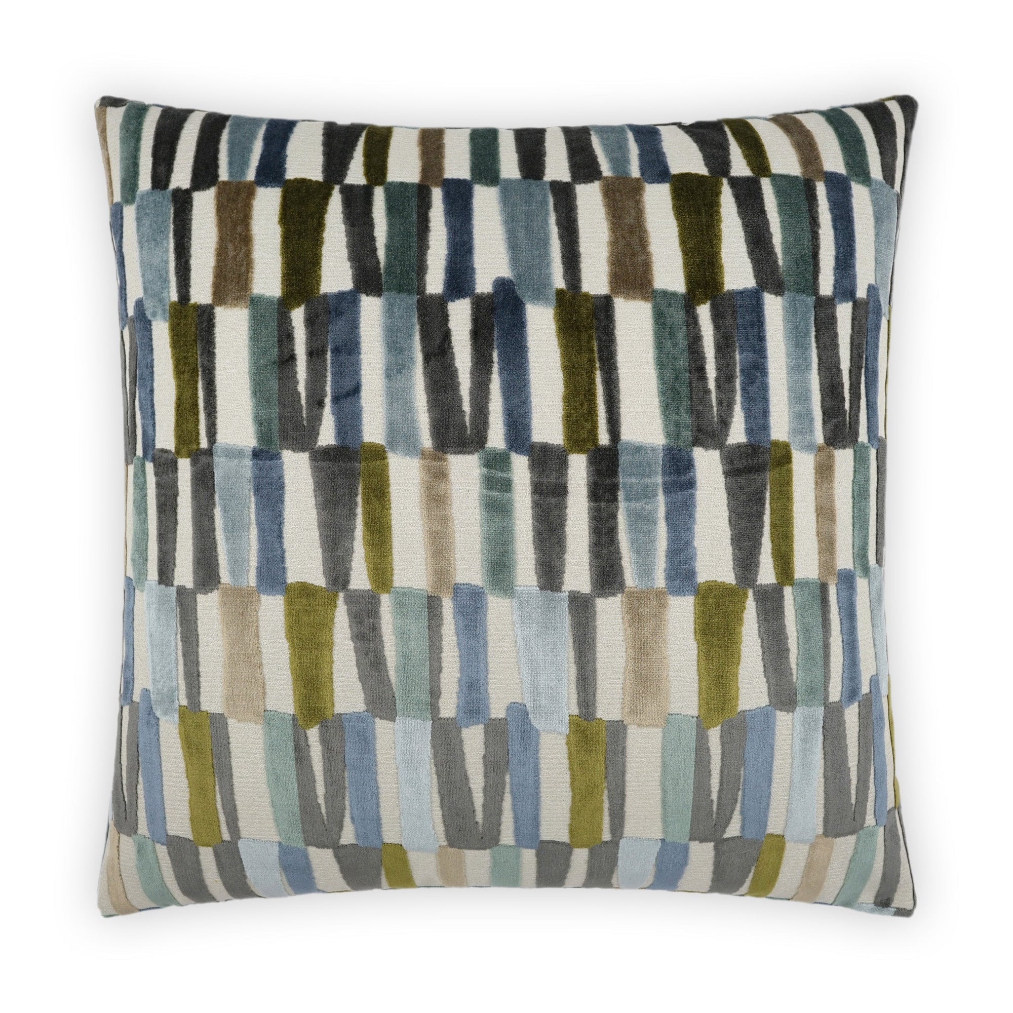 D.V. Kap Strata Indigo Blue Throw Pillow With Insert