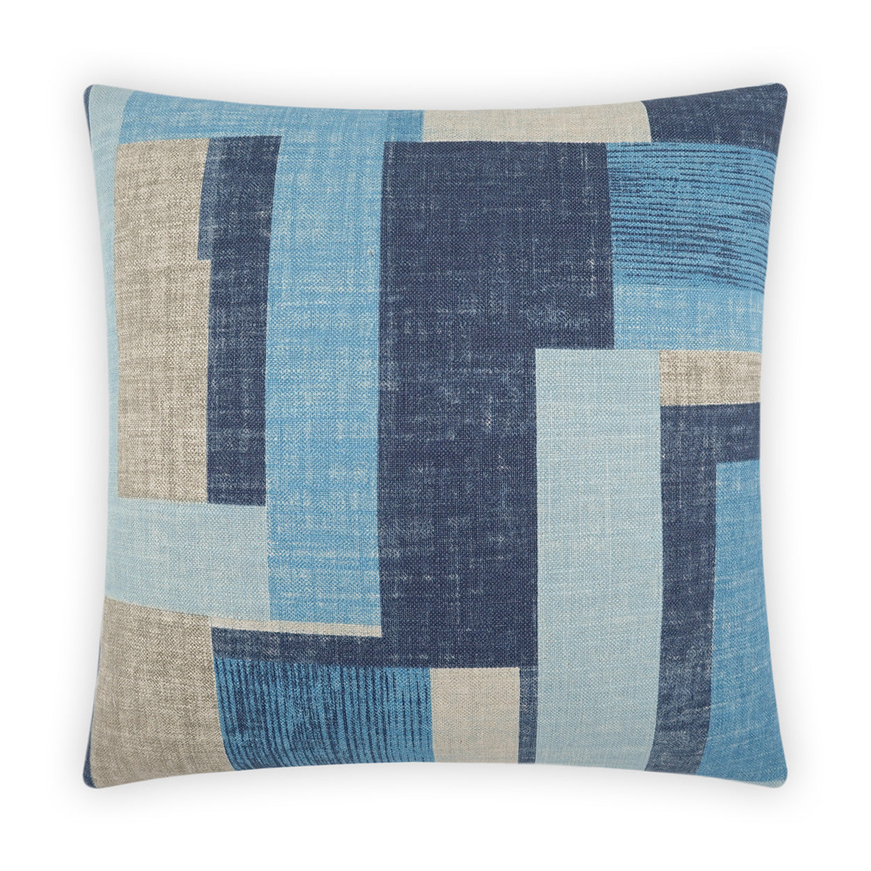 D.V. Kap Duplex Blue Throw Pillow With Insert