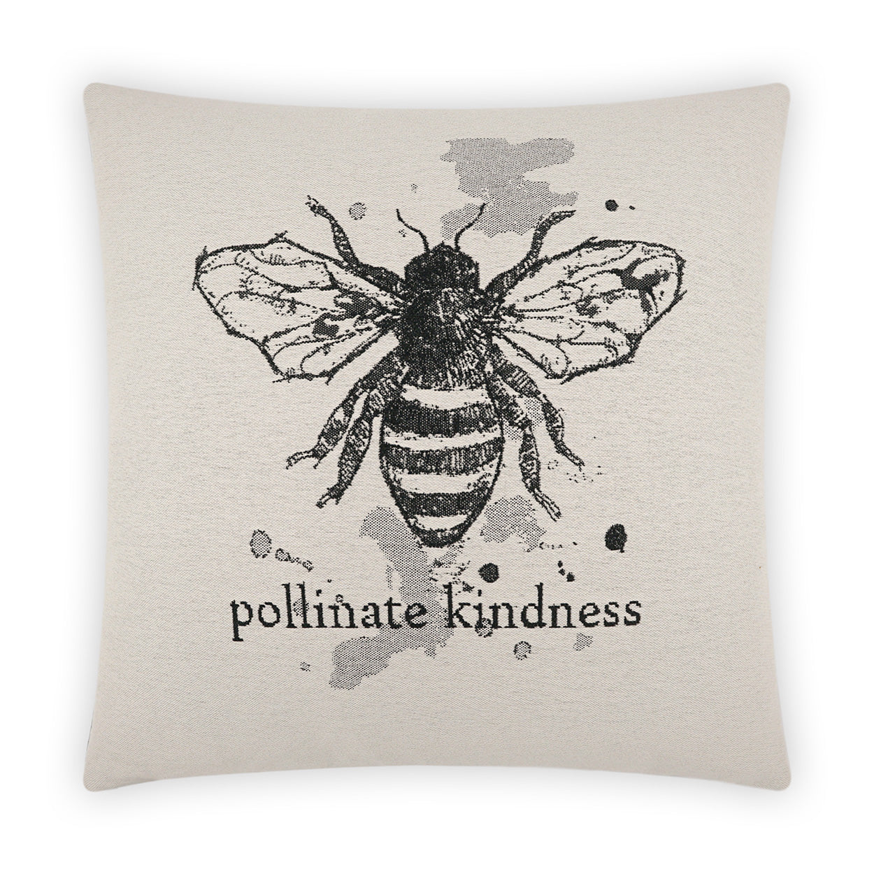 D.V. Kap Pollinate White Throw Pillow With Insert