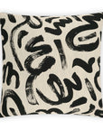 D.V. Kap Sketch Black Throw Pillow With Insert