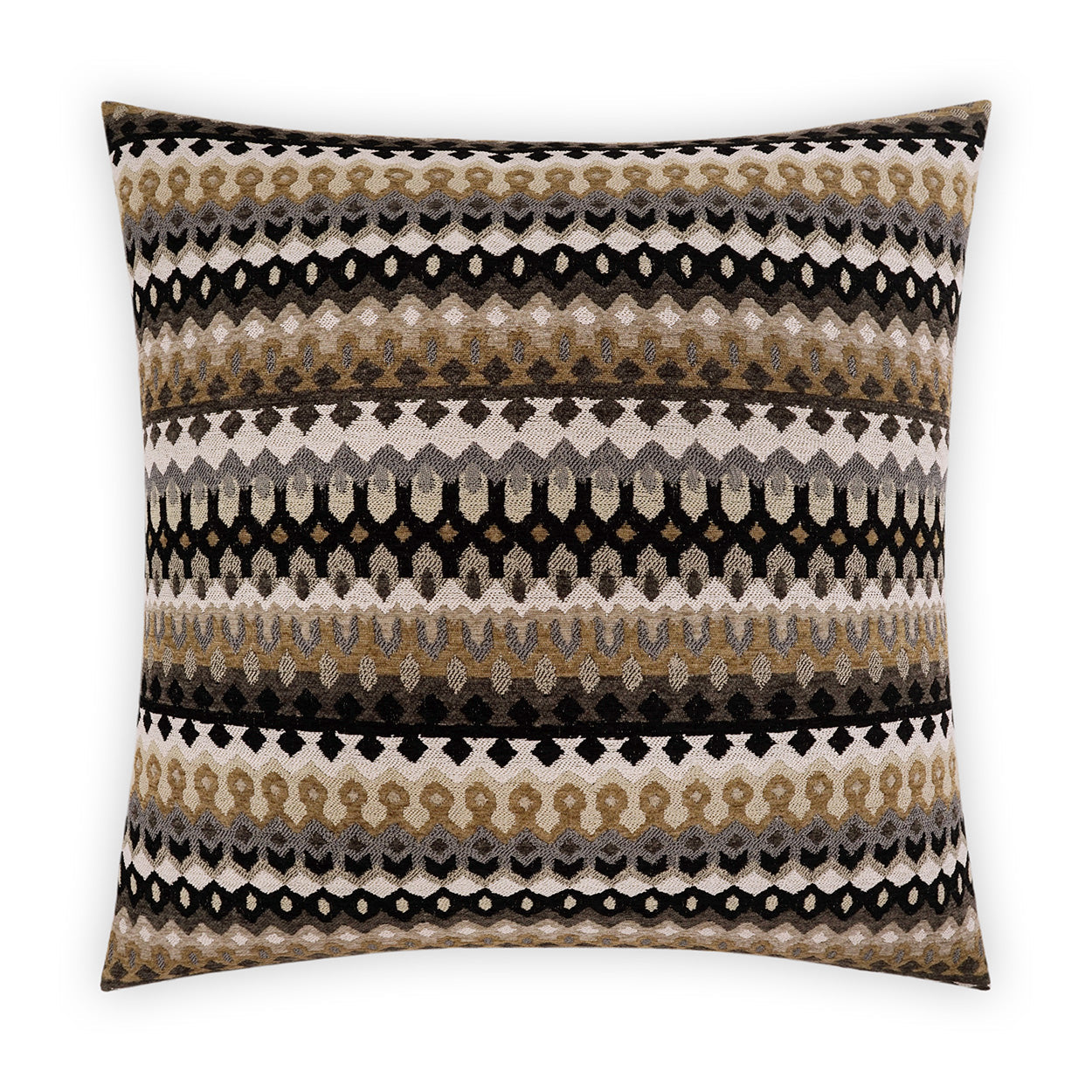 D.V. Kap Ziba Black Throw Pillow With Insert
