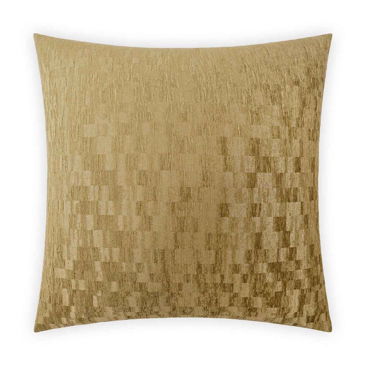 D.V. Kap Sector Wheat Brown Throw Pillow With Insert