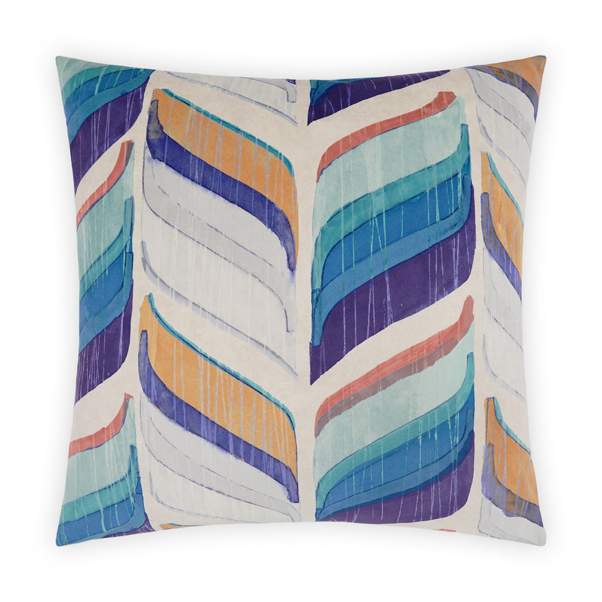 D.V. Kap Uriel Blue Throw Pillow With Insert