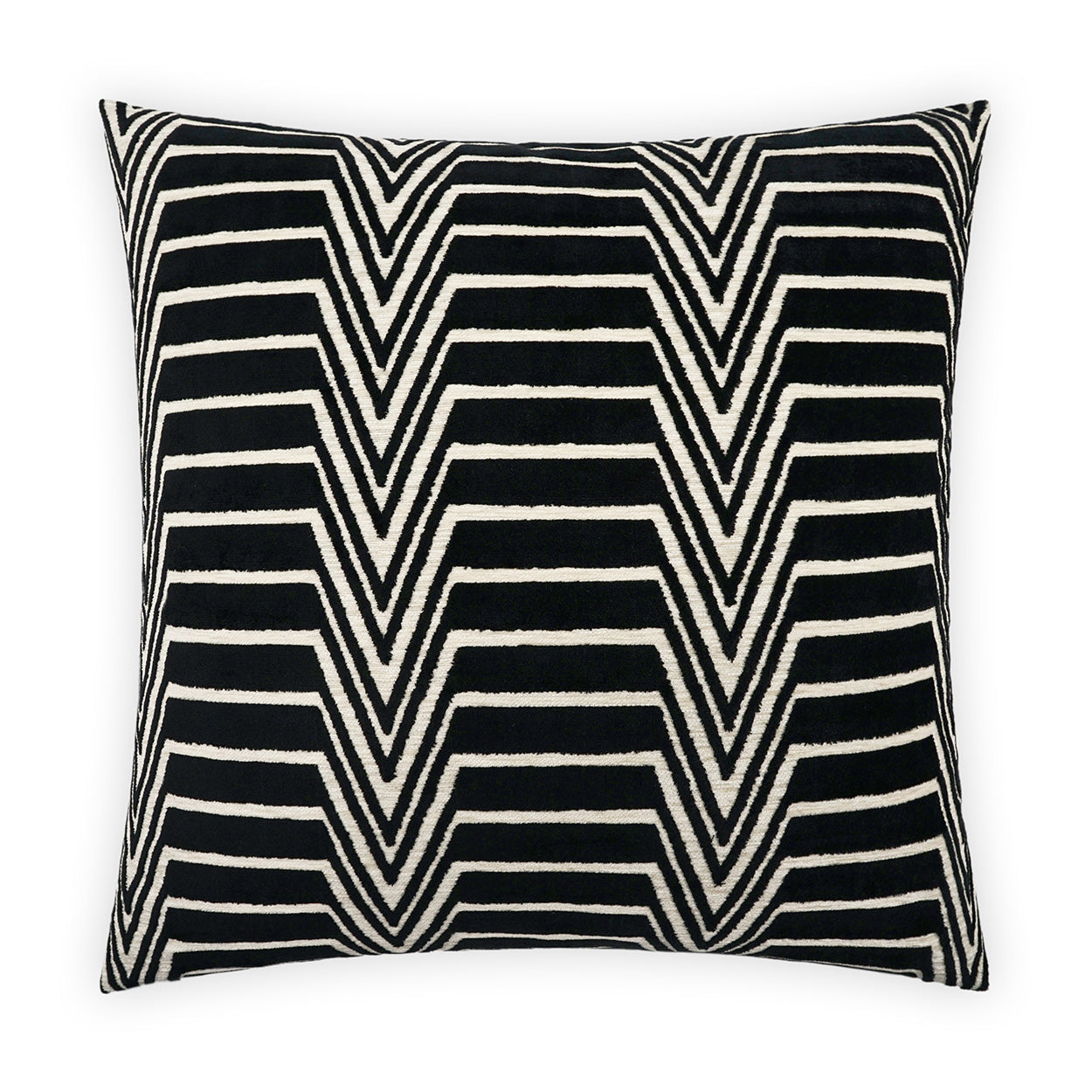 D.V. Kap Evora Jet Black Throw Pillow With Insert