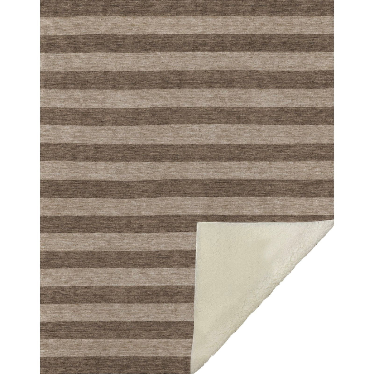 Fluid Mirage Coffee Washable Indoor-Outdoor Rug