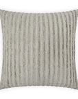 D.V. Kap Limits Silver Grey Throw Pillow With Insert