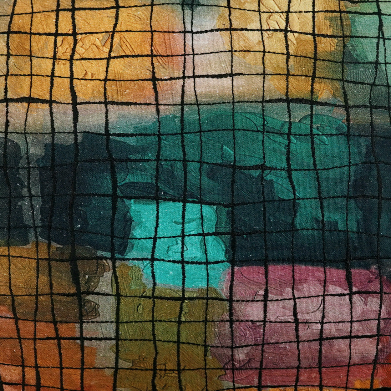 D.V. Kap Klee Multi Color Throw Pillow With Insert