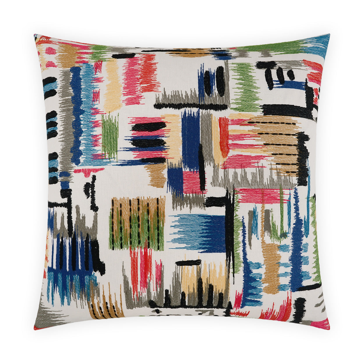D.V. Kap Sketchbook Multi Color Throw Pillow With Insert