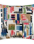 D.V. Kap Sketchbook Multi Color Throw Pillow With Insert