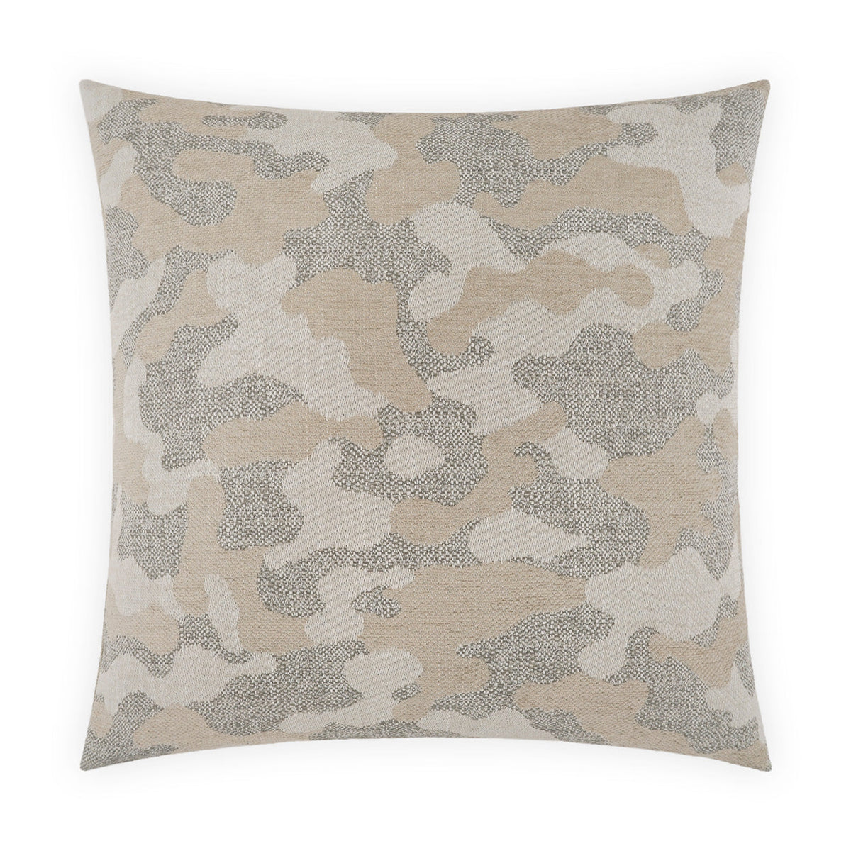 D.V. Kap Waxman Brown Throw Pillow With Insert