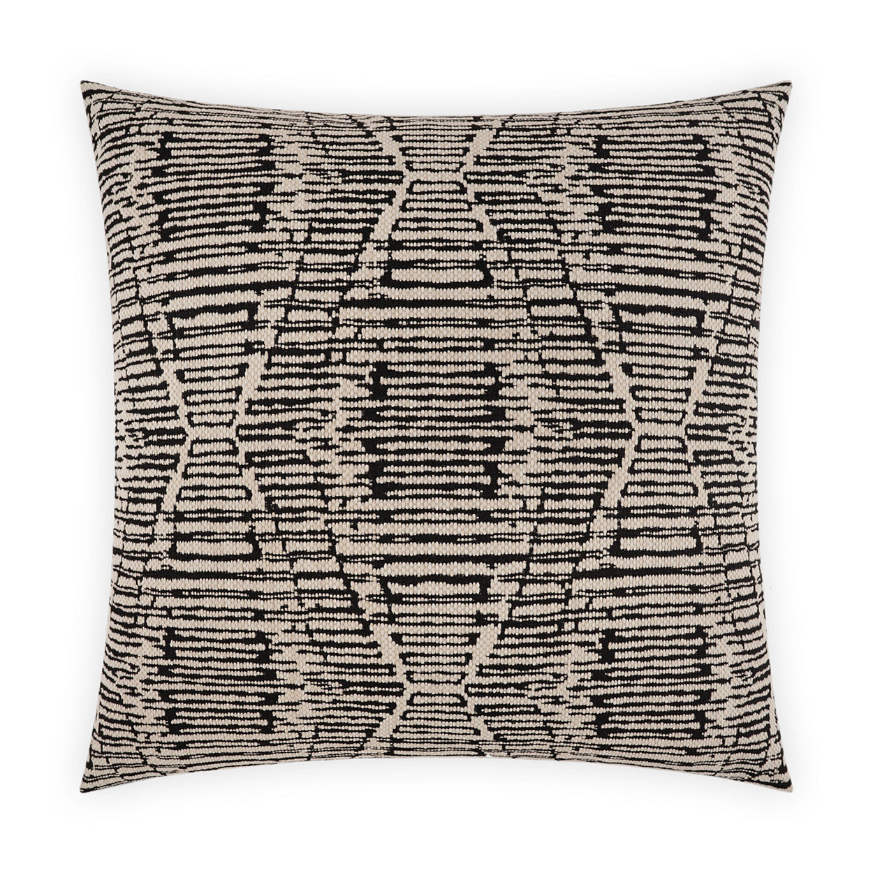 D.V. Kap Ozetta Ebony Black Throw Pillow With Insert