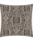 D.V. Kap Ozetta Ebony Black Throw Pillow With Insert