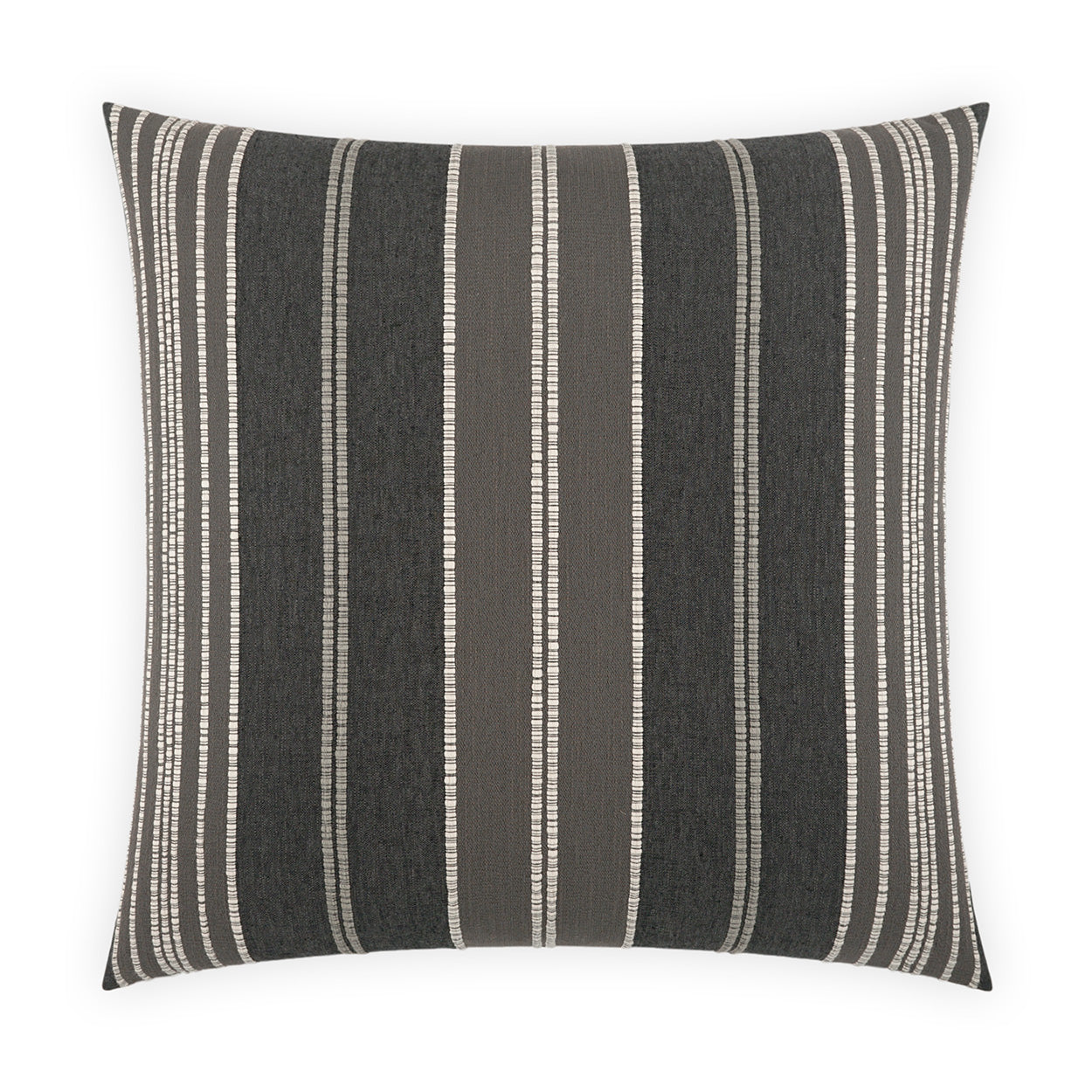 D.V. Kap Talbert Charcoal Black Throw Pillow With Insert