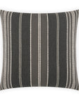 D.V. Kap Talbert Charcoal Black Throw Pillow With Insert