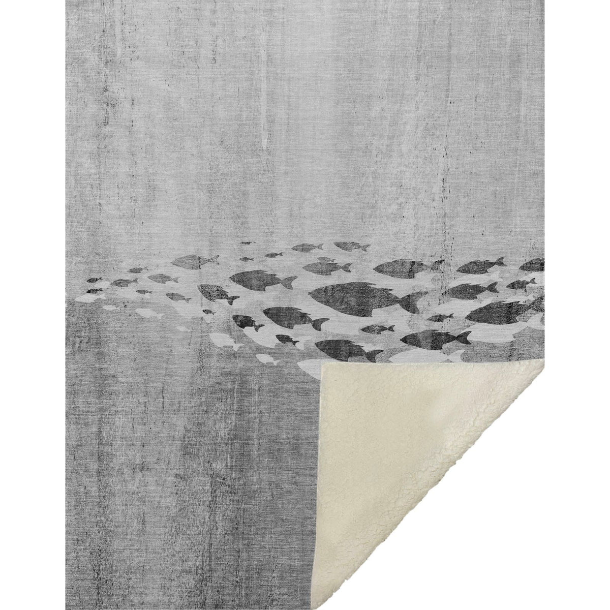 Nautical Grey Washable Indoor-Outdoor Rug