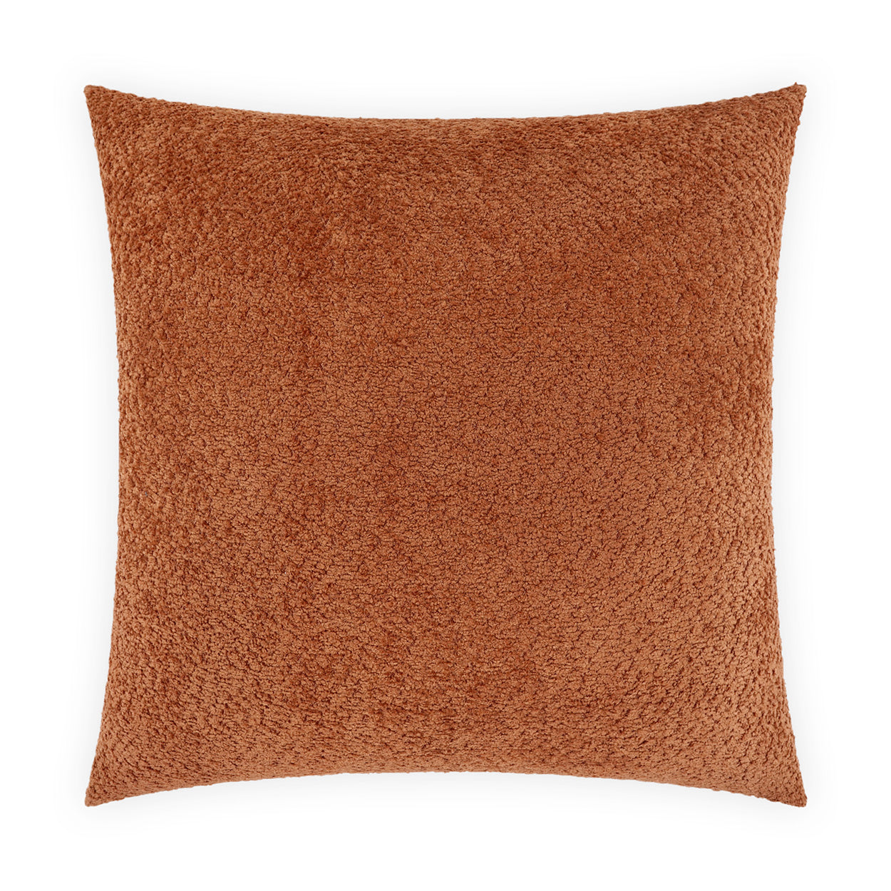D.V. Kap Snuggle Rust Brown Throw Pillow With Insert