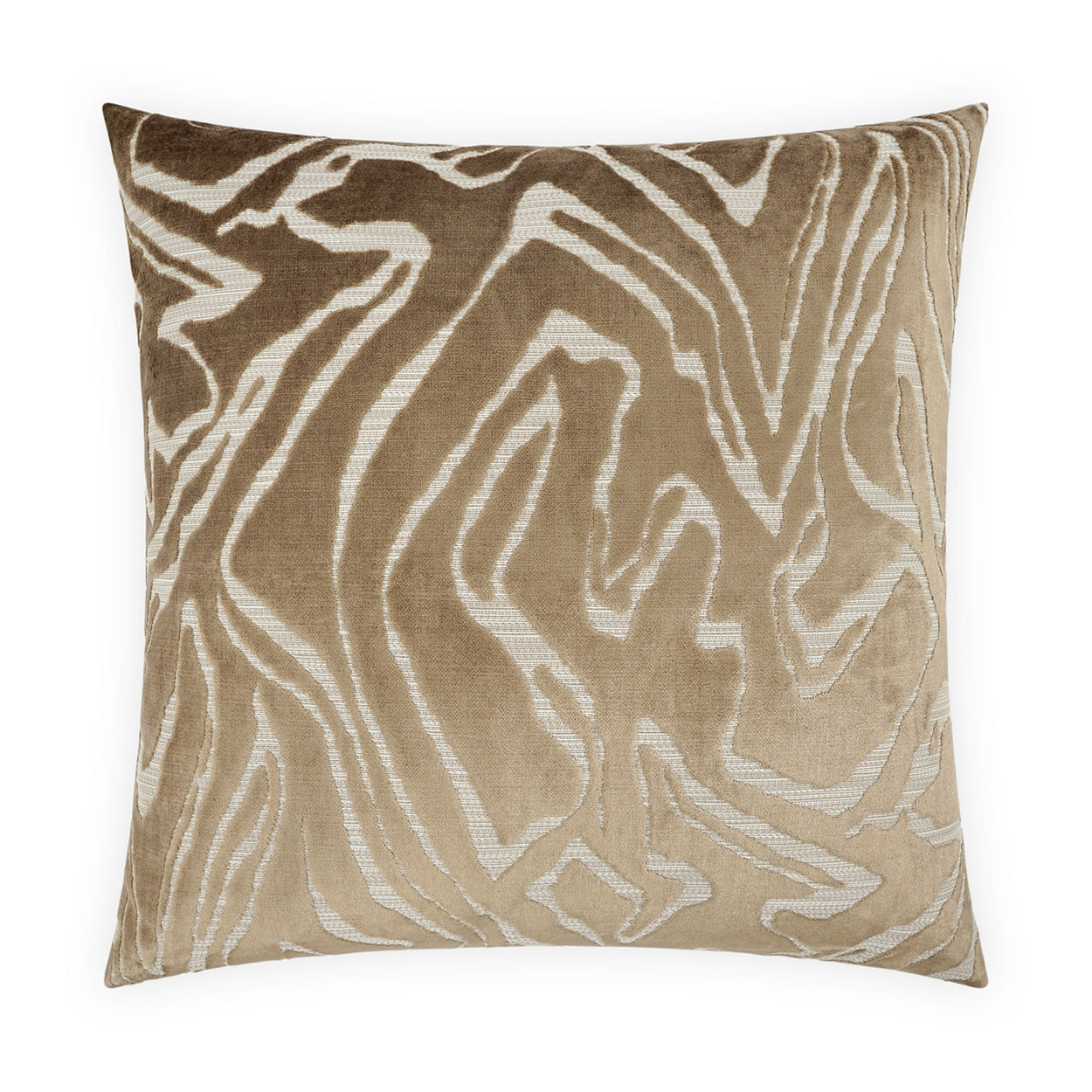D.V. Kap Zuniga Safari Brown Throw Pillow With Insert