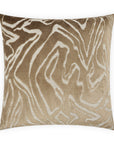 D.V. Kap Zuniga Safari Brown Throw Pillow With Insert