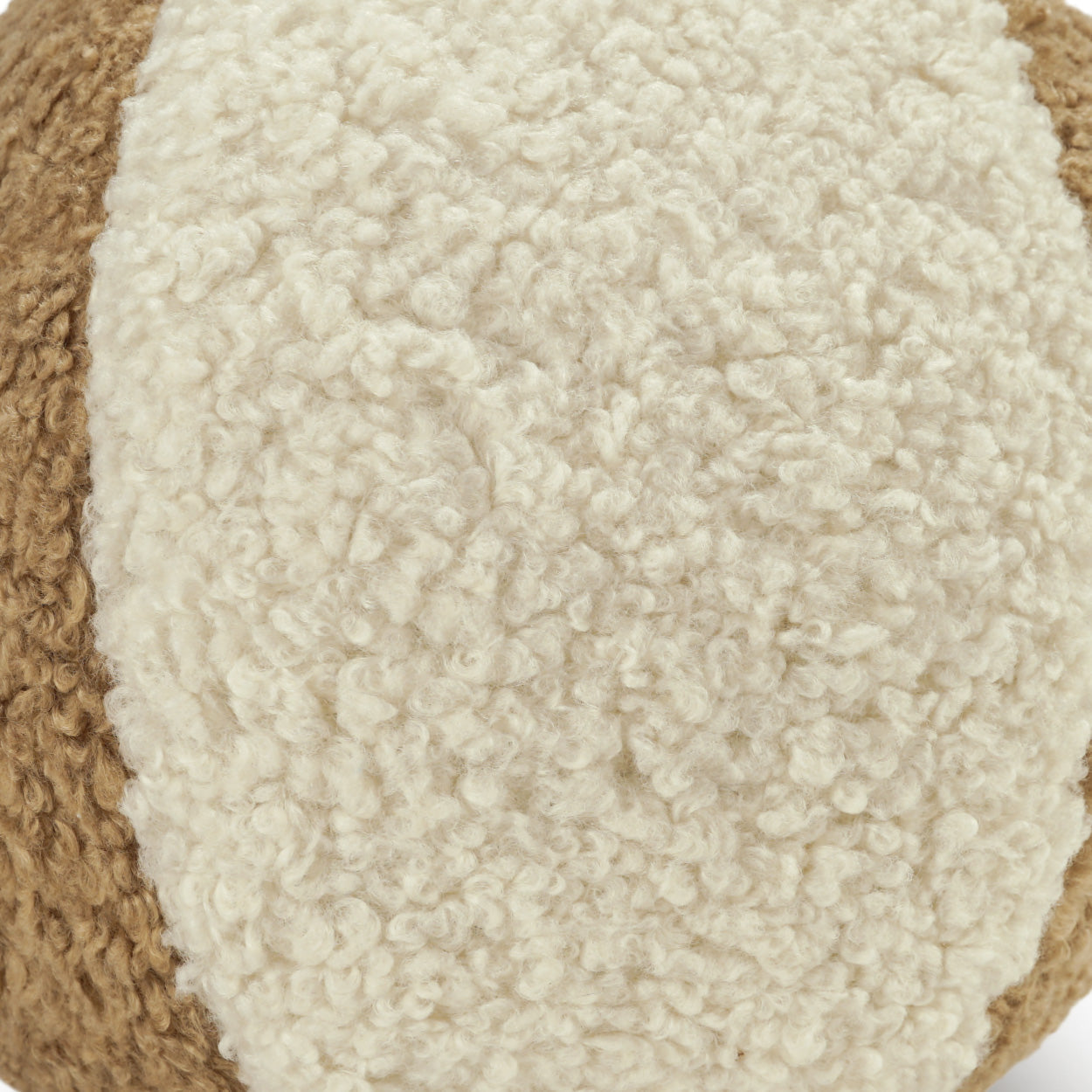 D.V. Kap Poodle Ball II Latte Brown Throw Pillow With Insert