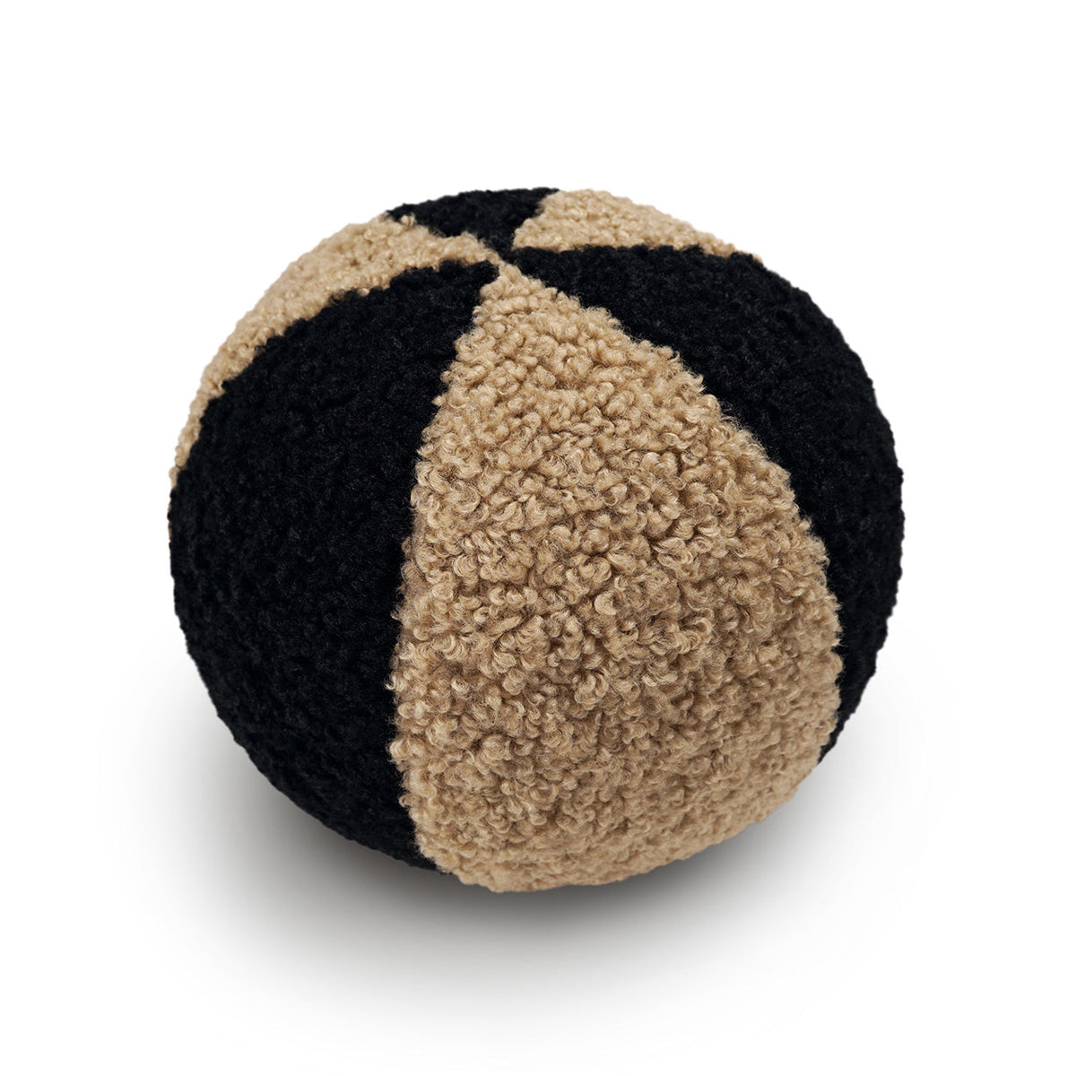 D.V. Kap Poodle Ball II Jet Black Throw Pillow With Insert