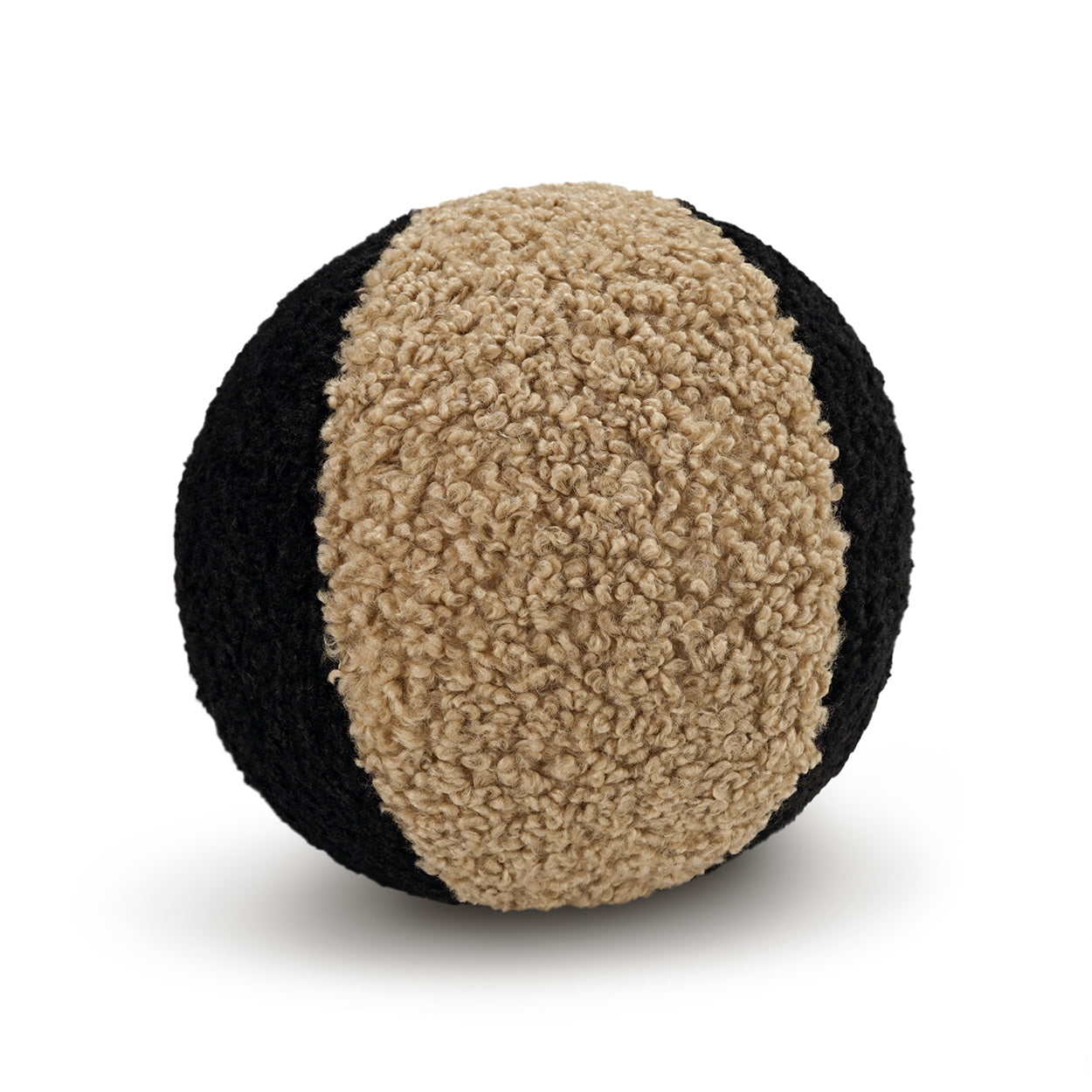 D.V. Kap Poodle Ball II Jet Black Throw Pillow With Insert