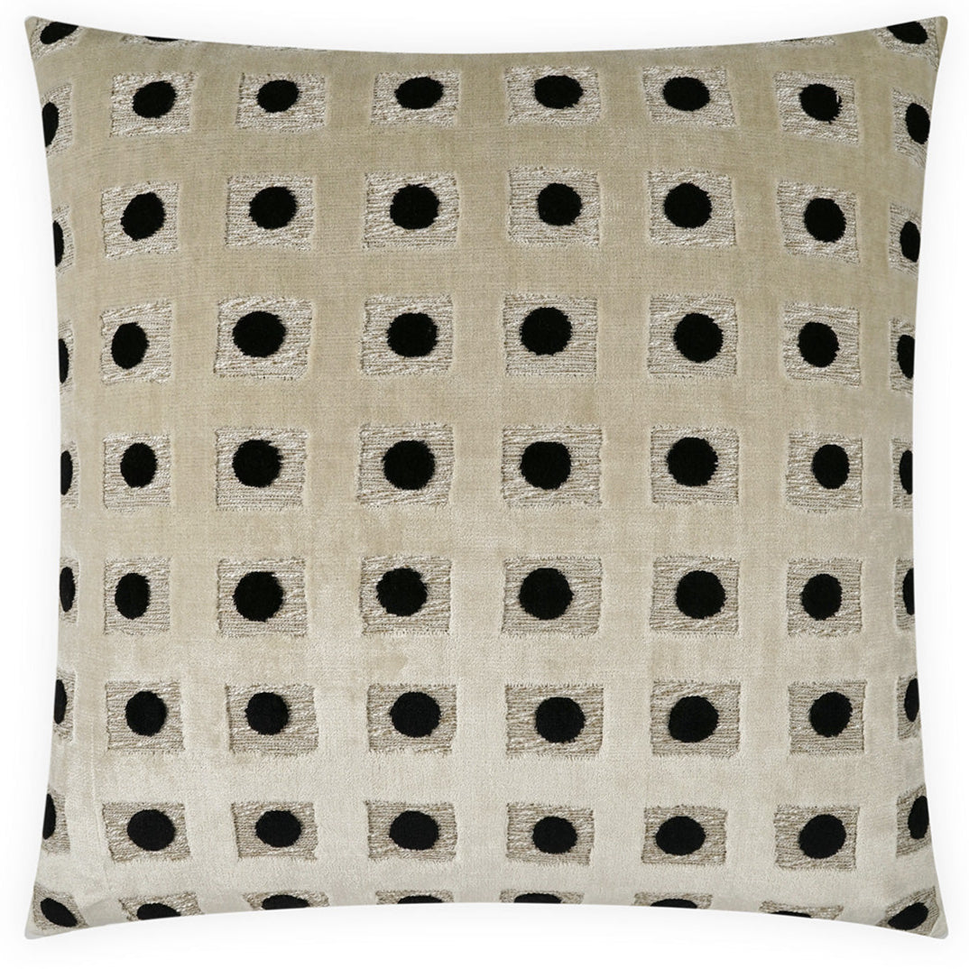 D.V. Kap Domino Tan Throw Pillow