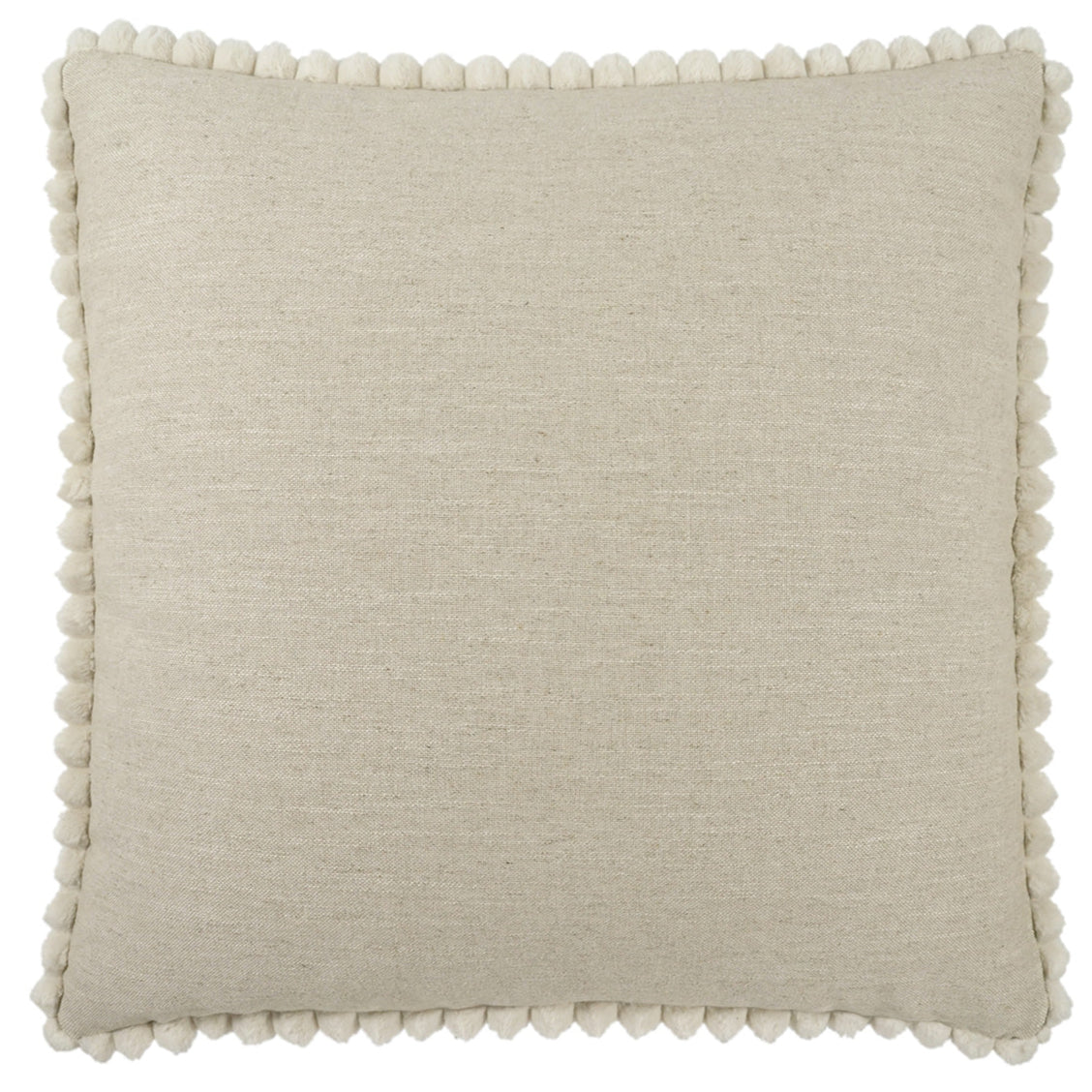 D.V. Kap Pom Chic Light Brown Throw Pillow