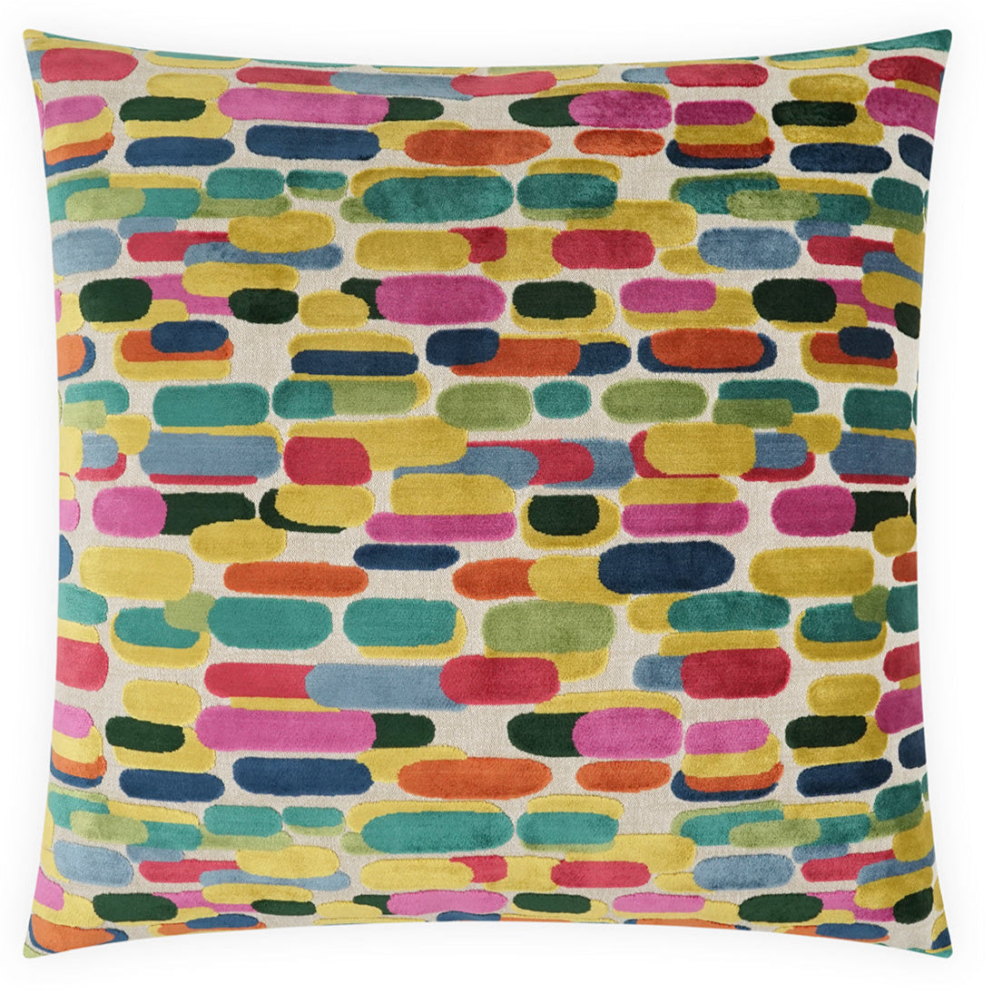D.V. Kap Capsules Multicolor Throw Pillow
