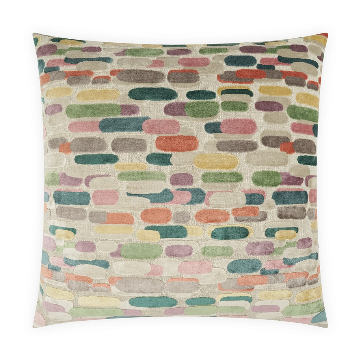 D.V. Kap Capsules Multicolor Throw Pillow
