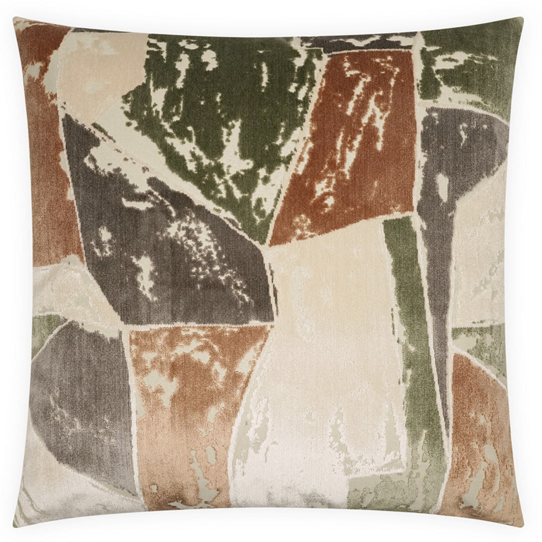 D.V. Kap Terrain Green Throw Pillow