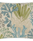 D.V. Kap Wakame Teal Throw Pillow