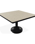 42" Square Origins Table with Pedestal Base - LOOMLAN - Telescope - Outdoor Dining Tables
