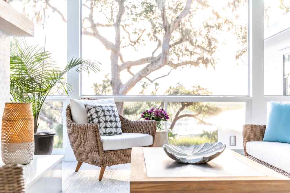 Lloyd Flanders Tobago Hyacinth Outdoor Lounge Chair