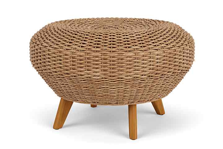 Lloyd Flanders Tobago Hyacinth Outdoor Ottoman