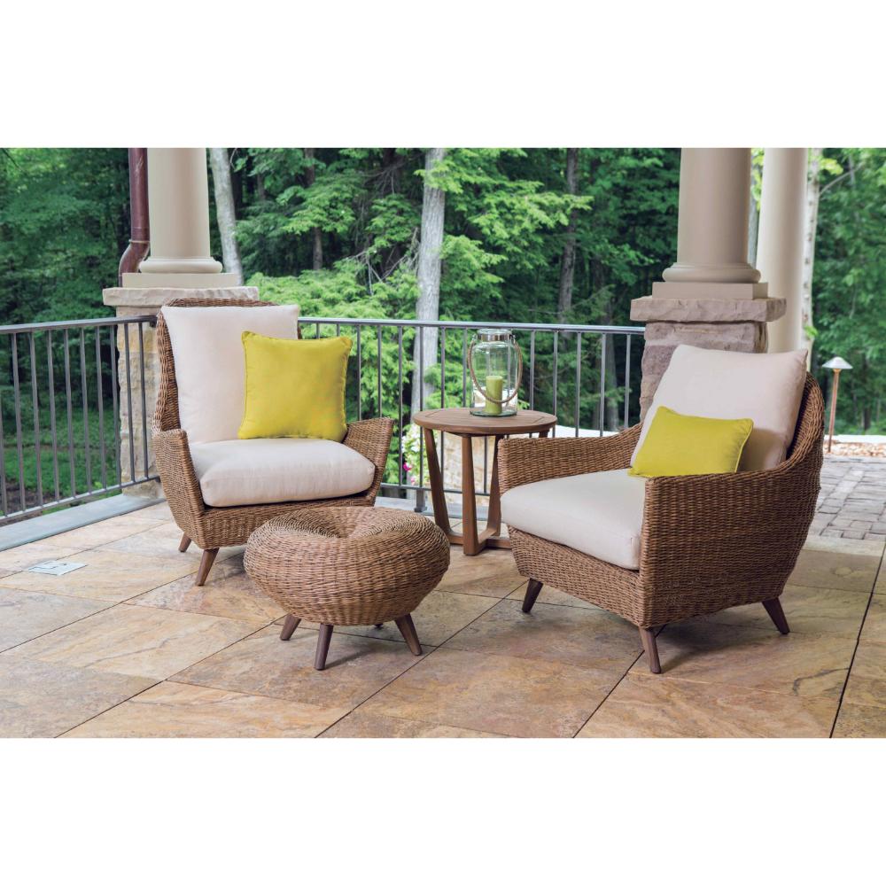 Lloyd Flanders Tobago Hyacinth Outdoor Ottoman