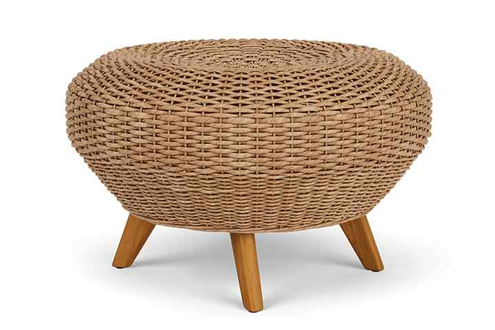 Lloyd Flanders Tobago Hyacinth Outdoor Ottoman