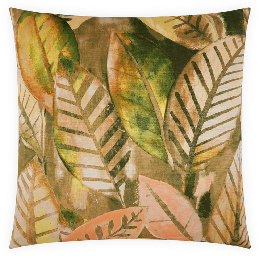 D.V. Kap Lunari Green Throw Pillow