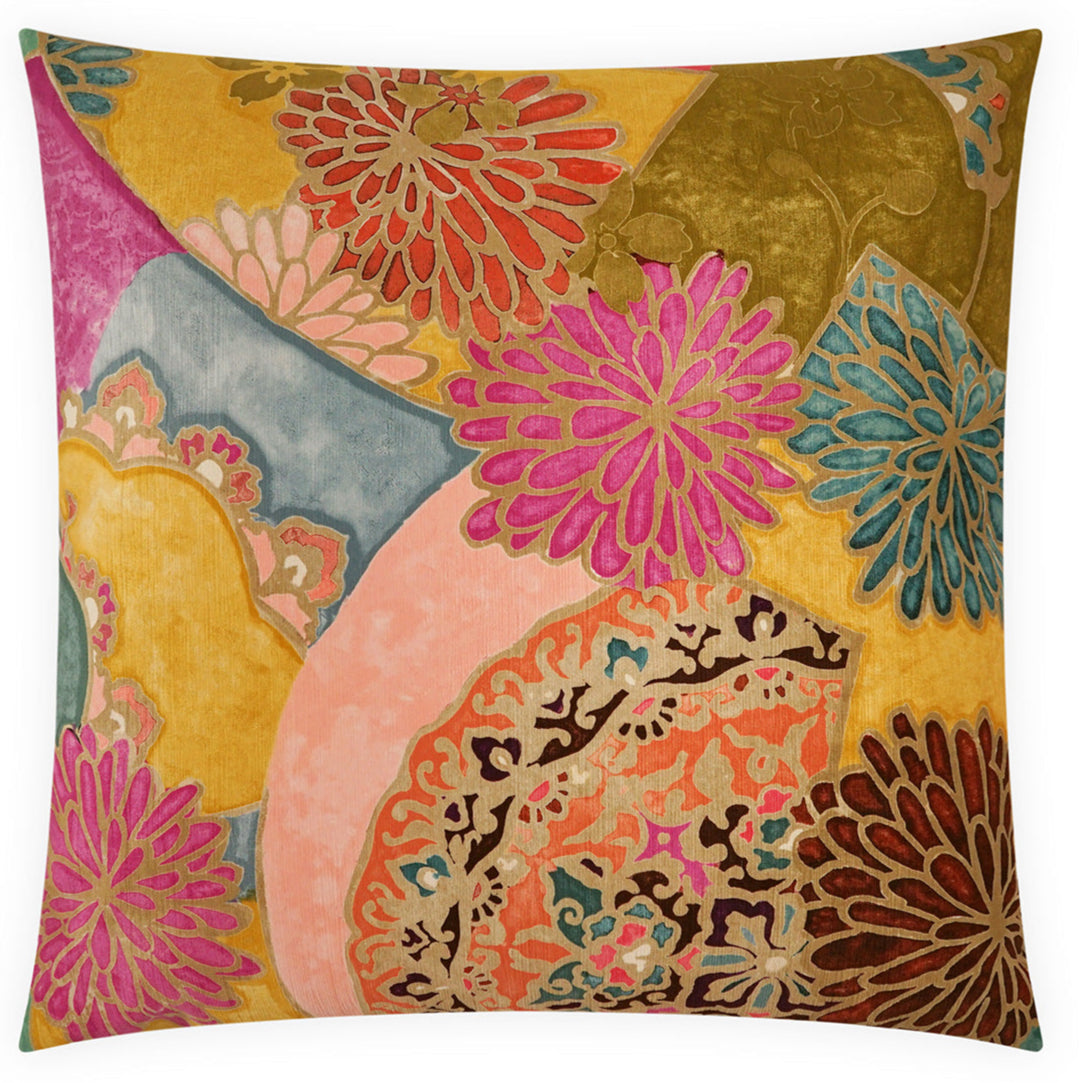 D.V. Kap Magnum Floral Design Throw Pillow