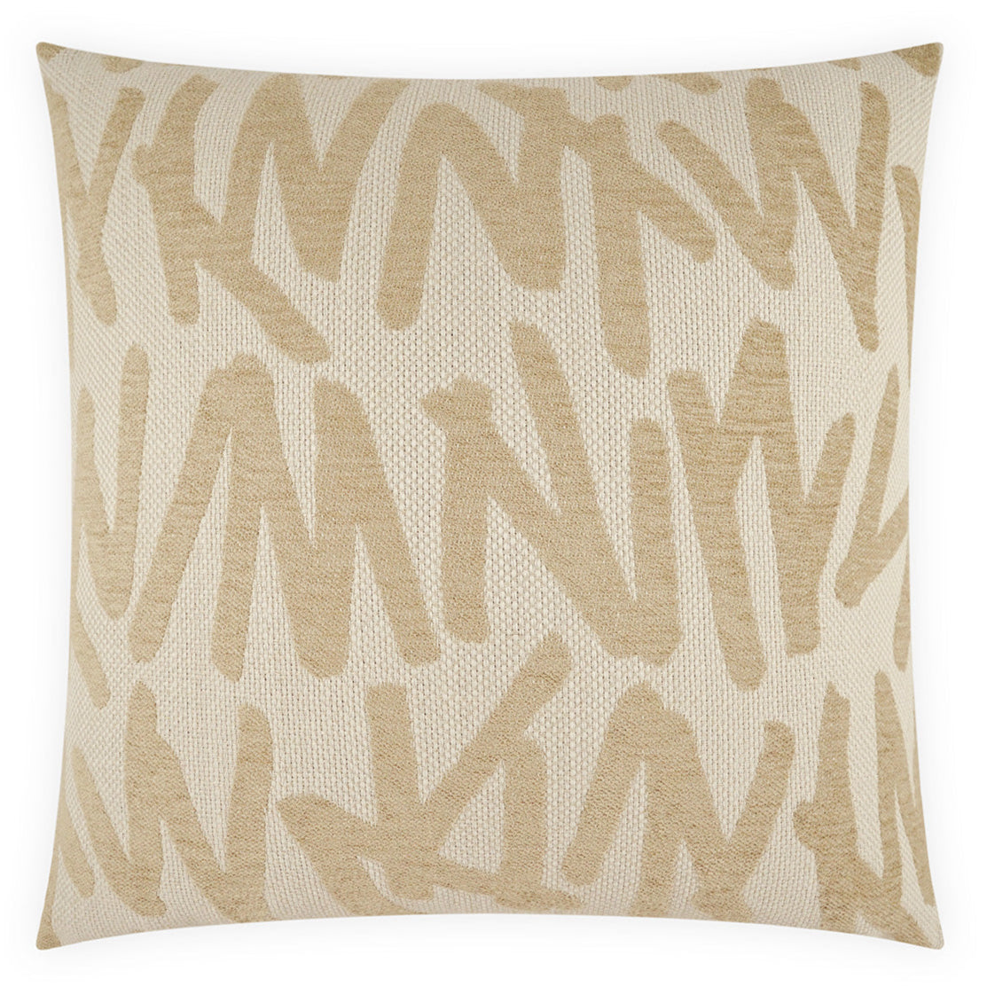 D.V. Kap Gambit Ivory Throw Pillow