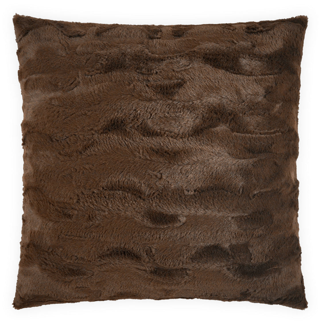 D.V. Kap Orca Coffee Brown Throw Pillow