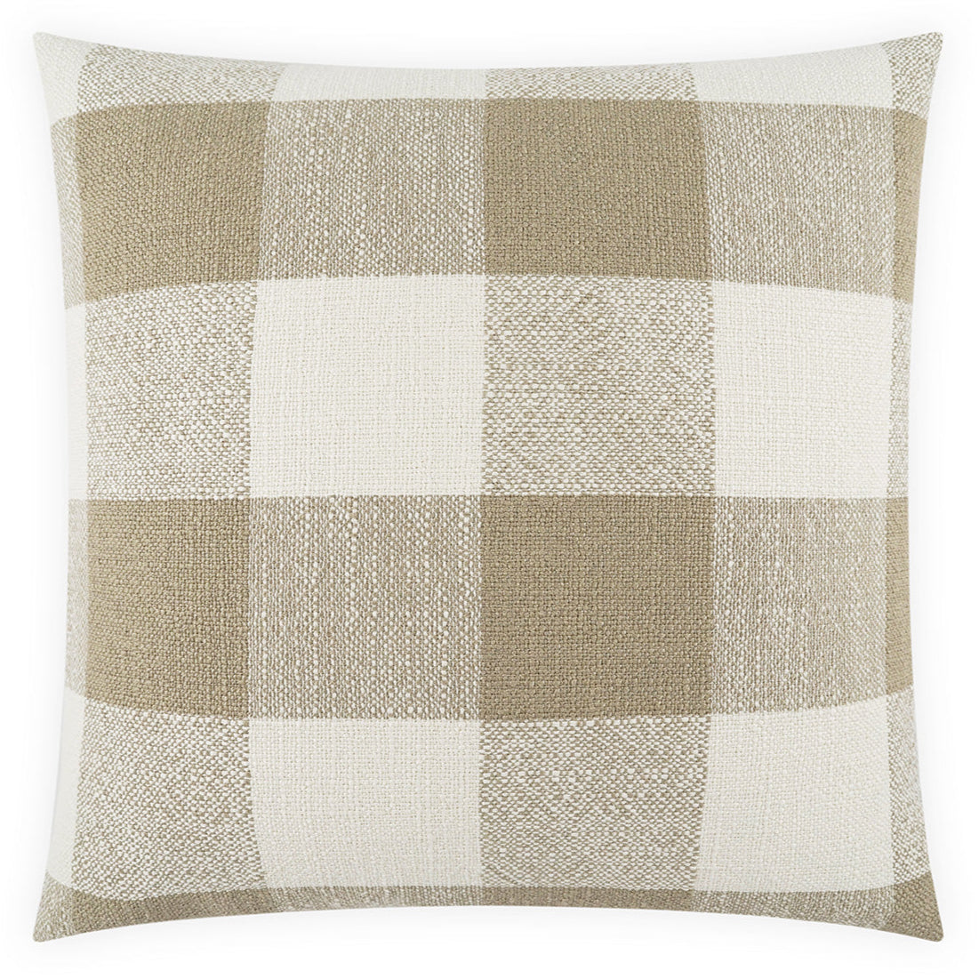 D.V. Kap Checked Out Removable Cover  Throw Pillow